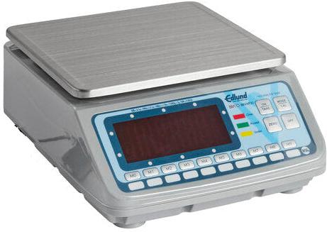 Edlund - BRAVO! 30 lb High Profile Digital Portion Scale with ClearShield Protective Cover - BRV-HP30