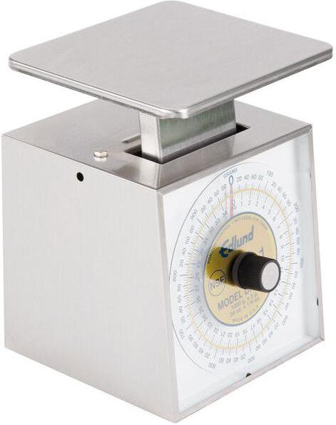 Edlund - Combination U.S. and Metric 34 Oz/1000 g. Portion Scale with 6" x 6 3/4" Platform - DR-34C
