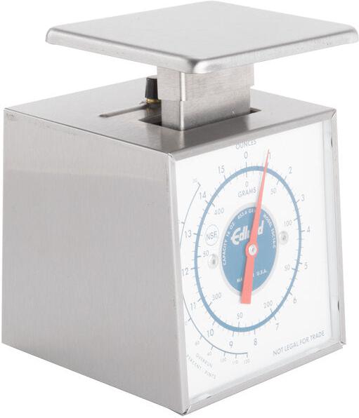 Edlund - Compact 16 Oz Mechanical Ice Cream Scale with 3 1/2" x 4 1/2" Platform - SSC-16