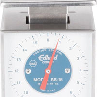 Edlund - Compact 16 Oz Mechanical Portion Scale with 3 1/2" x 4 1/2" Platform - SS-16
