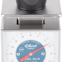 Edlund - Compact 16 Oz Mechanical Portion Scale with 3 1/2" x 4 1/2" Platform - SS-16