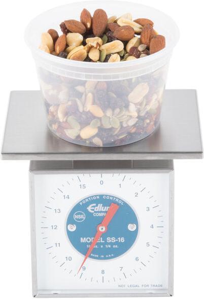 Edlund - Compact 16 Oz Mechanical Portion Scale with 4" x 6" Platform - SS-16 O