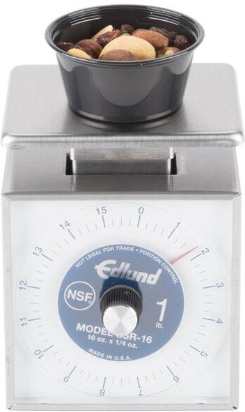 Edlund - Compact 16 Oz Mechanical Portion Scale with Rotating Dial - SSR-16
