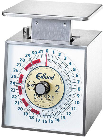 Edlund - Deluxe 32 Oz Over/Under Portion Scale with 3 Qt. Bowl - OU-32