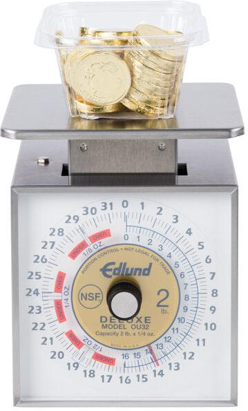 Edlund - Deluxe 32 Oz Over/Under Portion Scale with 6" x 6 3/4" Platform - OU-32P