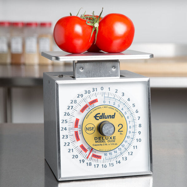 Edlund - Deluxe 32 Oz Over/Under Portion Scale with 6" x 6 3/4" Platform - OU-32P