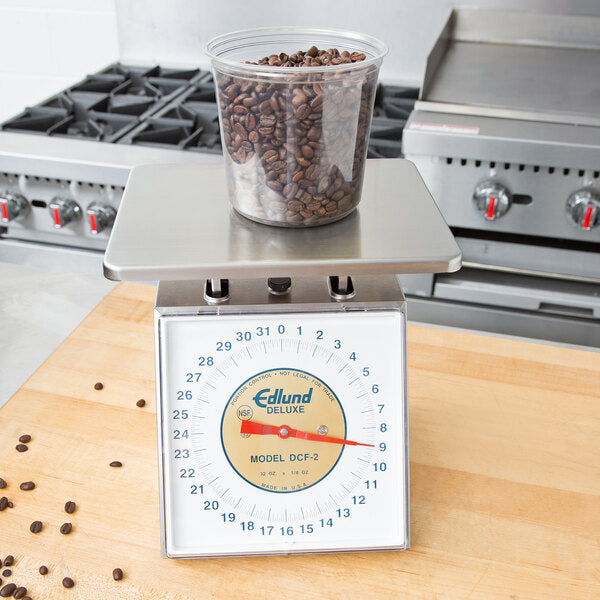 Edlund - Five Star Series Heavy-Duty 32 Oz Portion Scale with 7" x 8 3/4" Platform - DCF-2