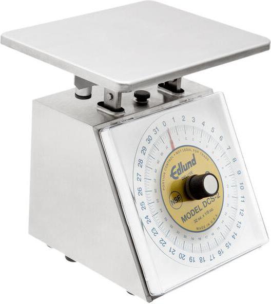 Edlund - Five Star Series Heavy-Duty 32 Oz Portion Scale with 7" x 8 3/4" Platform - DCS-2