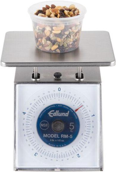 Edlund - Four Star 5 lb Portion Scale with 7" x 8 3/4" Platform - RM-5