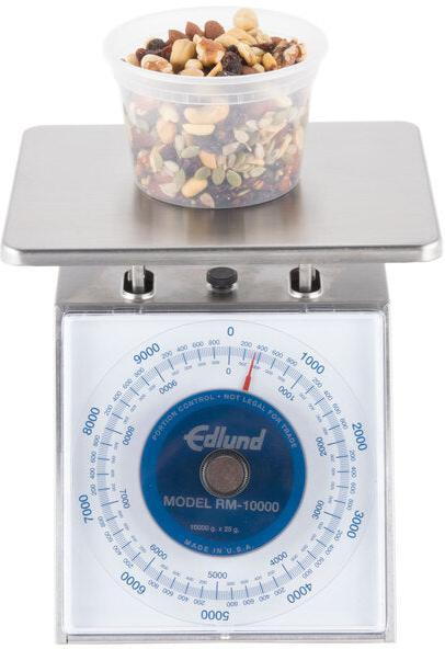 Edlund - Four Star Series 10,000 g Metric Portion Scale with 8 1/2" x 9" Platform - RM-10000