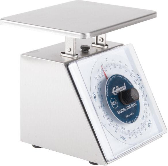 Edlund - Four Star Series 5000 g Metric Portion Scale with 7 3/4" x 7 1/2" Platform - RM-5000