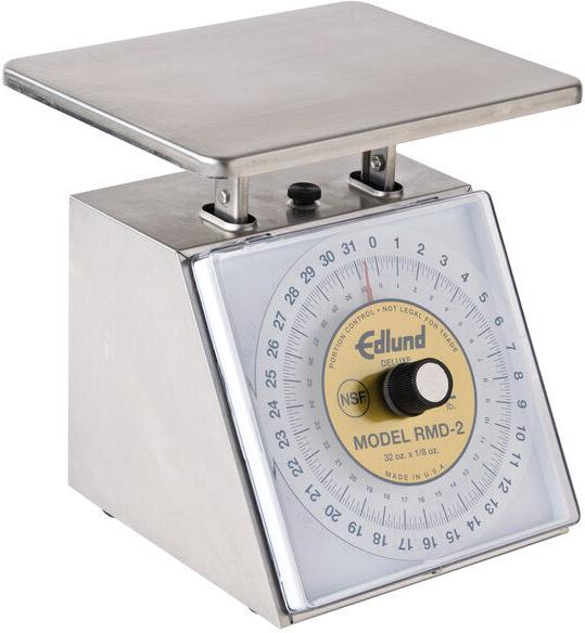 Edlund - Four Star Series Deluxe 32 oz. Portion Scale with 7" x 8 3/4" Platform - RMD-2