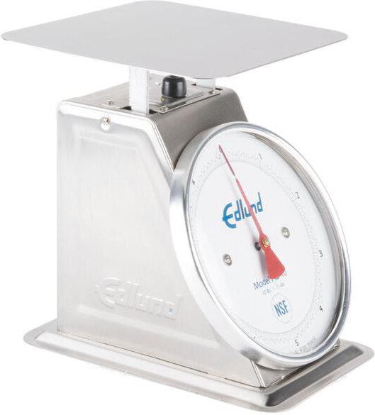 Edlund - Heavy-Duty 10 lb Portion Scale with 8 1/2" x 8 1/2" Platform and Air Dashpot - HD-10 DP