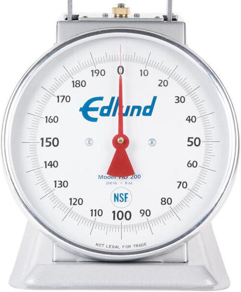 Edlund - Heavy-Duty 200 lb Receiving Scale with 15" x 15" Platform - HD-200