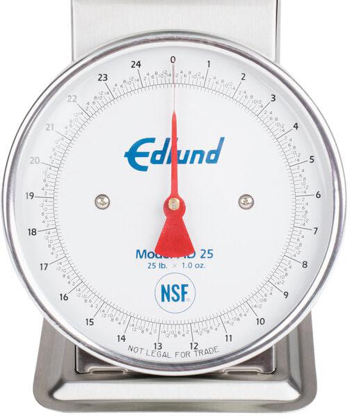 Edlund - Heavy-Duty 25 lb Portion Scale with 8 1/2" x 8 1/2" Platform - HD-25