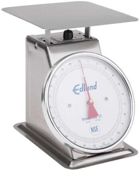 Edlund - Heavy-Duty 25 lb Portion Scale with 8 1/2" x 8 1/2" Platform - HD-25