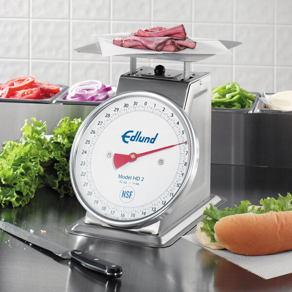 Edlund - Heavy Duty 32 Oz Portion Scale with 8 1/2" x 8 1/2" Platform - HD-2