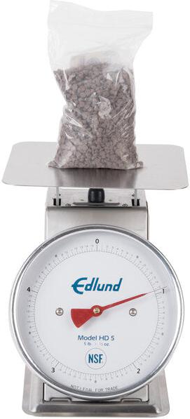 Edlund - Heavy-Duty 5 lb Portion Scale with 8 1/2" x 8 1/2" Platform - HD-5