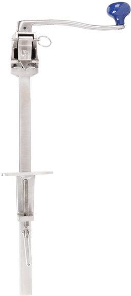 Edlund - Heavy Duty Manual Can Opener with 16" Adjustable Bar, Cleaning Tool, Knife, Gear, and Clamp Base - S-11CE