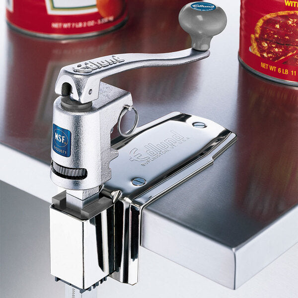 Edlund - Heavy Duty Manual Can Opener with 16" Adjustable Bar and Plated Steel Base - U-12