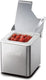 Edlund - Insulated Stainless Steel Condiment Holder With 3/4 Hinged Lid Without Insert - CSS-16