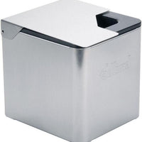 Edlund - Insulated Stainless Steel Condiment Holder with 1/6 Size Black Insert - CSB-016