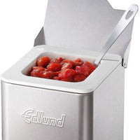 Edlund - Insulated Stainless Steel Condiment Holder with 1/6 Size White Insert - CSW-016