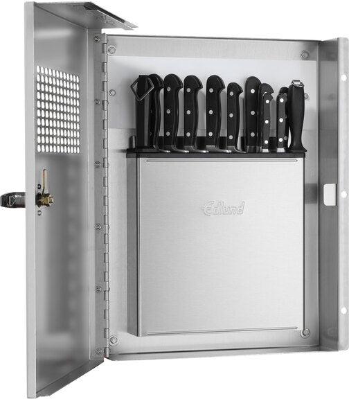 Edlund - Locking Knife Cabinet with Integrated KR-699 10-Slot Knife Rack - KLC994