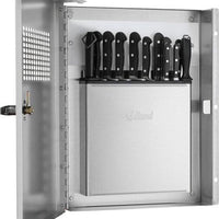 Edlund - Locking Knife Cabinet with Integrated KR-699 10-Slot Knife Rack - KLC994
