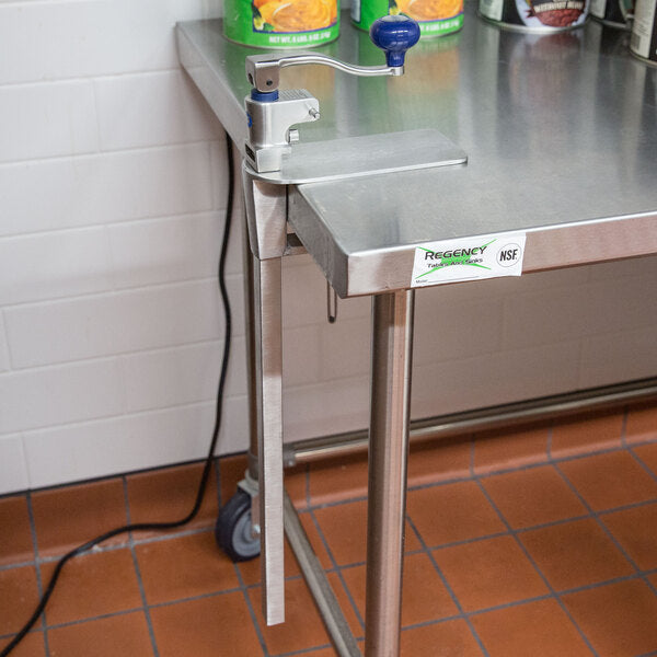 Edlund - Manual Can Opener with 22" Adjustable Bar and Stainless Steel Clamp Base - SG-2CL