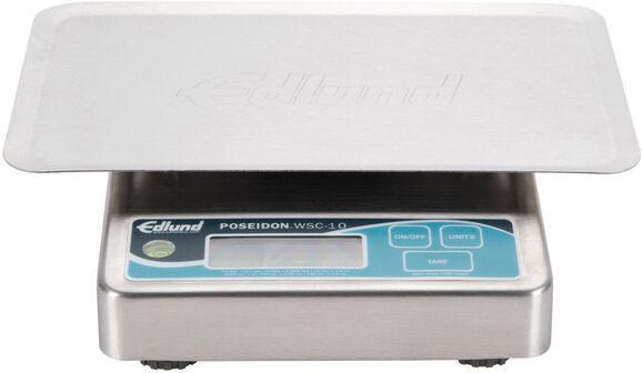 Edlund - Poseidon 10 lb Waterproof Digital Portion Scale with Oversized 7" x 8 3/4" Platform - WSC-10 OP