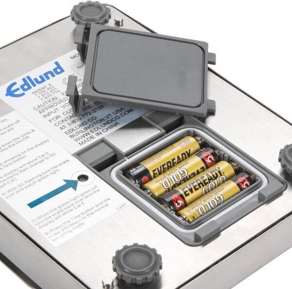 Edlund - Poseidon 10 lb Waterproof Digital Portion Scale with Oversized 7" x 8 3/4" Platform - WSC-10 OP