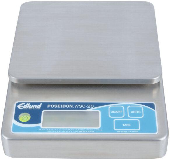 Edlund - Poseidon 20 lb Waterproof Digital Portion Scale - WSC-20