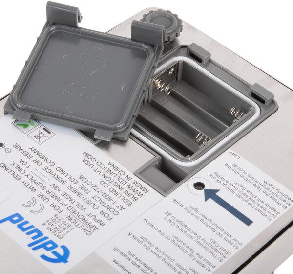 Edlund - Poseidon 20 lb Waterproof Digital Portion Scale with Oversized 7" x 8 3/4" Platform - WSC-20 OP