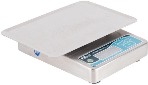 Edlund - Poseidon 20 lb Waterproof Digital Portion Scale with Oversized 7" x 8 3/4" Platform - WSC-20 OP