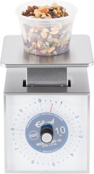 Edlund - Premier Series 10 lb Mechanical Portion Scale with 6" x 6 3/4" Platform - SR-10