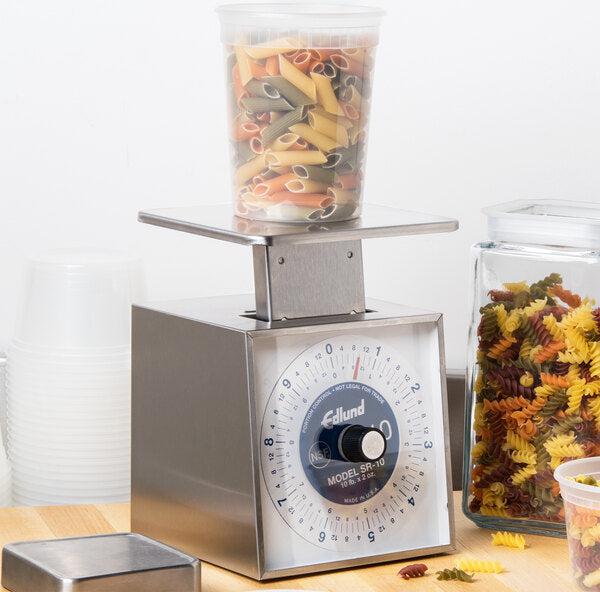 Edlund - Premier Series 10 lb Mechanical Portion Scale with 6" x 6 3/4" Platform - SR-10