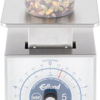 Edlund - Premier Series 11 lb/5 kg Mechanical Portion Scale with 6" x 6 3/4" Platform - SR-5000C