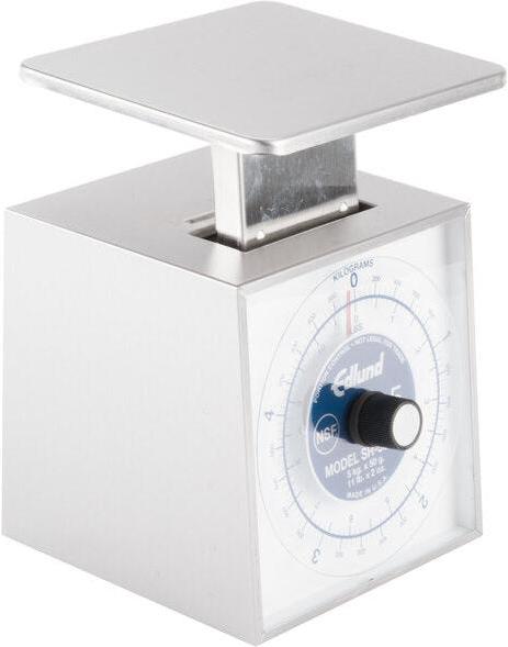 Edlund - Premier Series 11 lb/5 kg Mechanical Portion Scale with 6" x 6 3/4" Platform - SR-5000C
