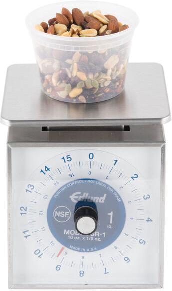Edlund - Premier Series 16 Oz Mechanical Portion Scale with 6" x 6 3/4" Platform - SR-1