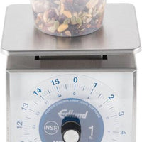 Edlund - Premier Series 16 Oz Mechanical Portion Scale with 6" x 6 3/4" Platform - SR-1