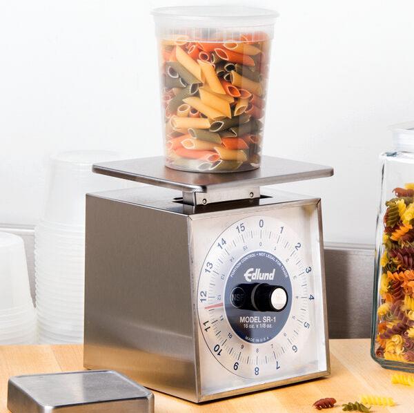 Edlund - Premier Series 16 Oz Mechanical Portion Scale with 6" x 6 3/4" Platform - SR-1