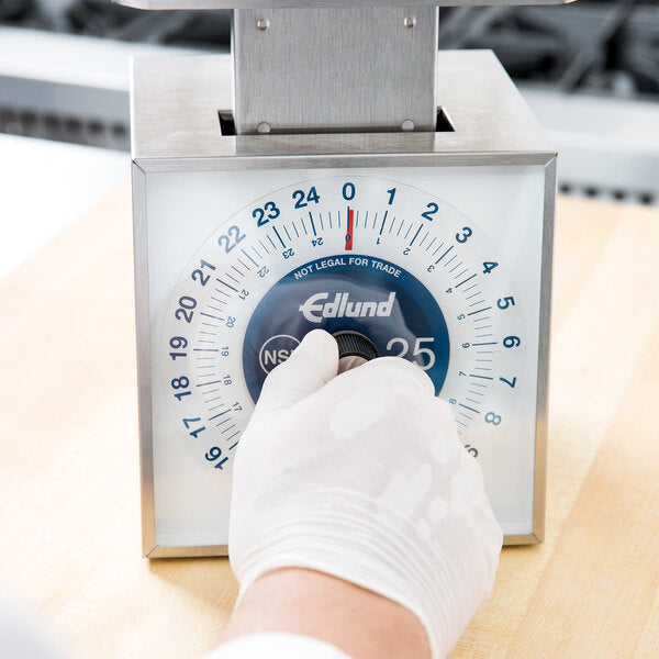Edlund - Premier Series 25 lb Mechanical Portion Scale with 6" x 6 3/4" Platform - SR-25