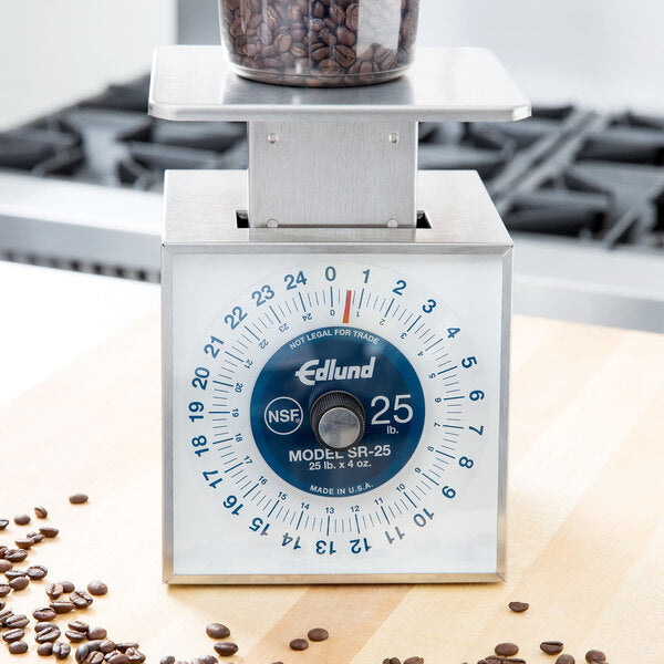 Edlund - Premier Series 25 lb Mechanical Portion Scale with 6" x 6 3/4" Platform - SR-25