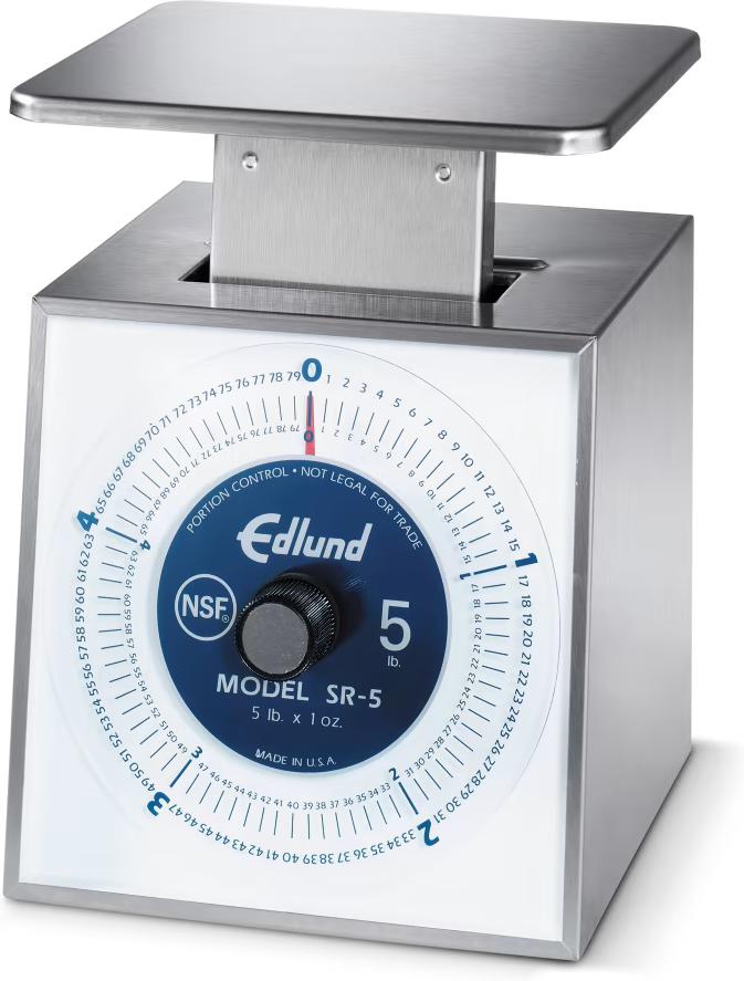 Edlund - Premier Series 5 lb Mechanical Portion Scale with 6" x 6 3/4" Platform - SR-5