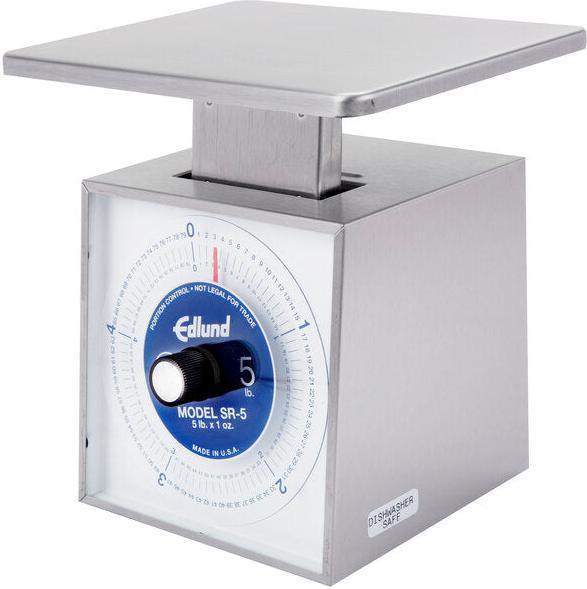 Edlund - Premier Series 5 lb Mechanical Portion Scale with Oversized Platform - SR-5 OP