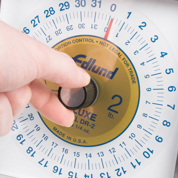 Edlund - Premier Series Light Duty 32 Oz Portion Scale with 7" x 8 3/4" Platform - DR-2 OP