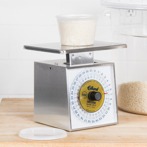 Edlund - Premier Series Light Duty 32 Oz Portion Scale with 7" x 8 3/4" Platform - DR-2 OP