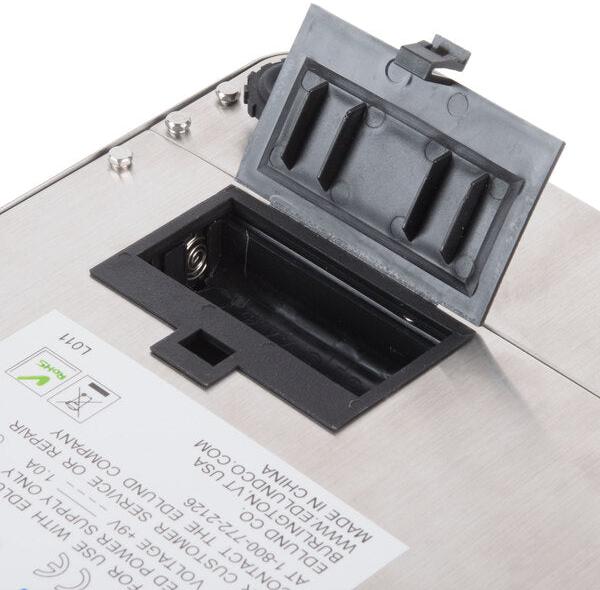 Edlund - Rechargeable 10 lb Digital Portion Control Scale with 6" x 6 3/4" Platform - EDL-10