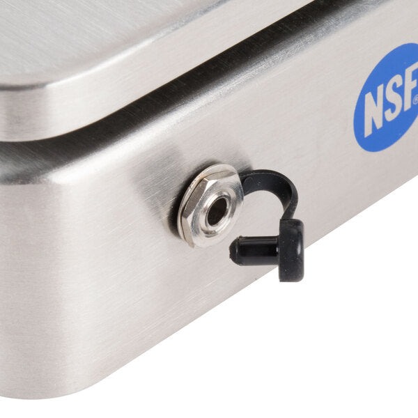 Edlund - Rechargeable 10 lb Digital Portion Control Scale with 6" x 6 3/4" Platform - EDL-10